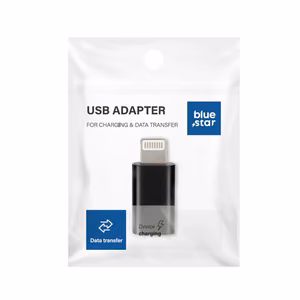 Adapter Type C to Lightning Blue Star - must
