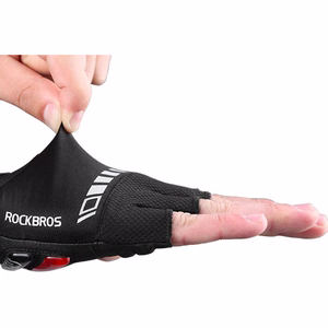 Geelpatjadega rattakindad Rockbros S143-BK, XXL, mustad