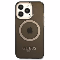 Guess kuldne Outline Translucent MagSafe Ümbris jaoks iPhone 13 Pro / iPhone 13 - must