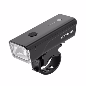Rockbros 24510003001 eesmine jalgrattatuli 260 lm + USB-C - USB-A kaabel - must