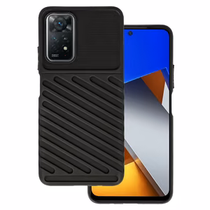 Thunder Ümbris jaoks Xiaomi Redmi Note 11 5G/Note 11S 5G/Poco M4 Pro 5G Must