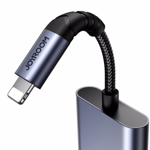 2-in-1 Audio adapter Joyroom SY-L02 Lightning to Double Lightning (must)