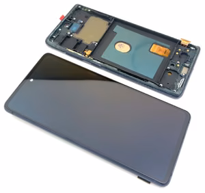 LCD ekraan Samsung G780/G781 S20 FE puuteekraani ja raamiga Cloud Navy OLED (tegelik suurus)
