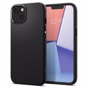 Spigen Liquid Air iPhone 13 ümbris - matt must