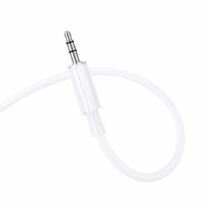 Borofone Kaabel AUX BL21 Lemon - jack 3,5mm to jack 3,5mm - 1 metre valge
