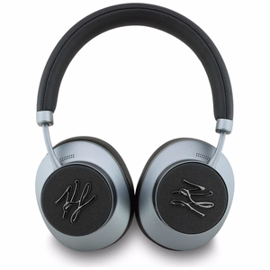 Juhtmevabad ANC kõrvaklapid KARL LAGERFELD Grained Initials KF003083, mustad