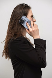 Ümbris jaoks iPhone 15 PLUS Forcell F-Protect Mirage compatible with Magsafe marble mist