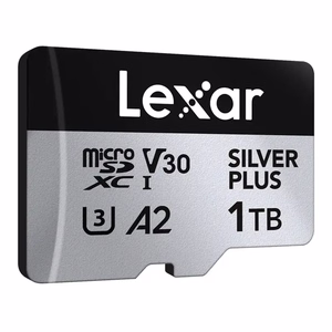 Карта памяти Lexar High-Performance Silver Plus microSDXC 1 ТБ + адаптер