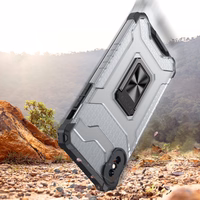 Crystal Ring Case Kickstand Tough Rugged Cover iPhone XS Max punane