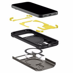 Spigen Tough Armor Mag MagSafe ümbris mudelile Google Pixel 11, tumehall
