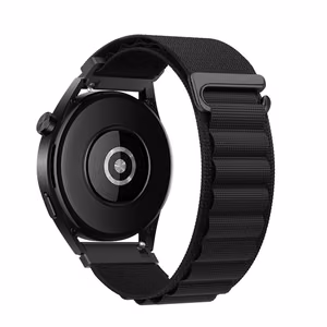 Strap to Samsung Galaxy Watch Forcell F-Design FS05 polyester fiber buckle 20 mm must