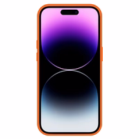 TEL PROTECT MagSilicone Ümbris jaoks Iphone 15 Plus oranž