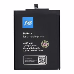 Battery jaoks Xiaomi Redmi 3 / 3S / 3X / 4X (BM47) 4000 mAh Sinine Star