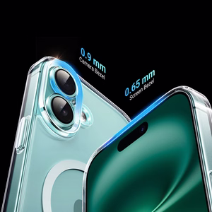 Ugreen Classy Läbipaistev Magnetic Ümbris with MagSafe jaoks iPhone 16 Plus - Läbipaistev
