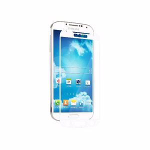 Moshi iVisor XT korduvkasutatav kogu ekraani kaitsekile seadmele Samsung Galaxy S4, valge raamiga