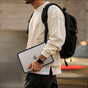 Tech-Protect Velar Case for MacBook Pro 14" 2021 / 2023 / 2025 / 2026 - Transparent Black