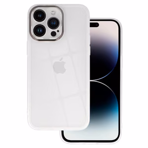 Protective Lens Ümbris jaoks Iphone 13 Pro valge clear