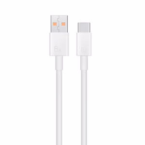 HUAWEI original kaabel USB A to Type C 6A 66W LX04072043 1 m valge bulk