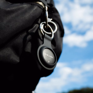 Must Blavec BTG-02 Bluetooth-esemejälgija võtmerõngaga Apple'i ja Androidi seadmetele (BTBTG02-B)