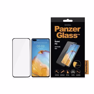 PanzerGlass E2E Super+ karastatud klaas jaoks Huawei P40 - with must raamiga