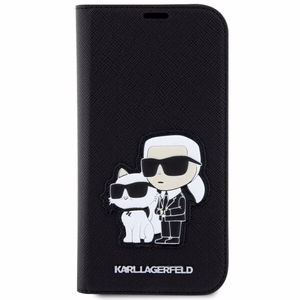 Karl Lagerfeld KLBKP14LSANKCPK iPhone 14 Pro 6.1" bookcase must/must Saffiano Karl & Choupette