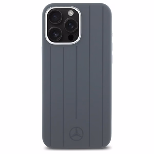 Mercedes Silicone Vertical Tonal Stripes MagSafe Ümbris jaoks iPhone 16 Pro Max - hall