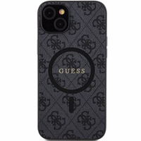 GUESS ümbris jaoks IPHONE 14 compatible with MagSafe GUHMP14SG4GFRK (4G Ring classic logo) must