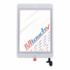 MUSTTBY puuteekraan + tagakleebis + Home iPAD Mini2 jaoks (valge)