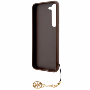 Guess 4G Charms Collection ümbris jaoks Samsung Galaxy A35 - brown