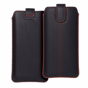 Универсальный чехол-карман Ultra Slim M4 - для iPhone 13 MINI / 12 MINI /6/7/8 / Samsung i9500 Galaxy S4/Galaxy A3 чёрный
