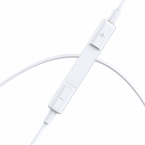 BWOO Wired Headphone Lightning With Volume Control HF179 valge