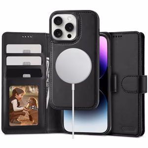 Tech-Protect Wallet MagSafe ümbris with wallet jaoks iPhone 16 Pro - must