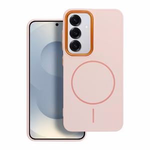FRAME MAG COVER Ümbris compatible koos MagSafe jaoks SAMSUNG S26 Edge powder roosa