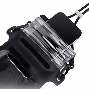 Waterproof Ümbris jaoks mobile phone Hoco BAG31 must