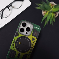 Ümbris jaoks iPhone 16 PRO Forcell F-Protect Levels Dual Layer 4D technology compatible with Military Drop-Test cyber roheline