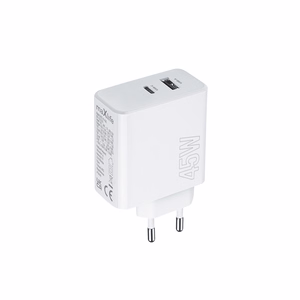 Maxlife MXTC-07-45AC PD QC laadija 1x USB-C 1x USB 45W valge