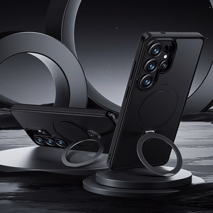 Benks Magnetic Mist ümbris koos statiiviga (A050) Samsung Galaxy S26 Ultra mustale telefonile