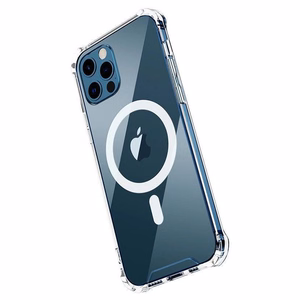 TEL PROTECT MagSilicone Ümbris jaoks Iphone 15 Pro läbipaistev