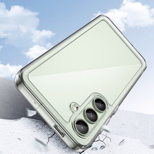 Outer Space Ümbris with Gel Frame jaoks Samsung Galaxy S24 FE - läbipaistev