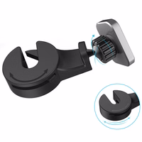 Magnetic car hoidja headrest mount Type 2 must-punane