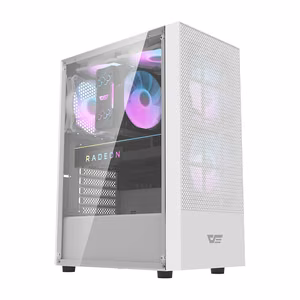 Darkflash A290 computer ümbris (valge) + 3 RGB fans