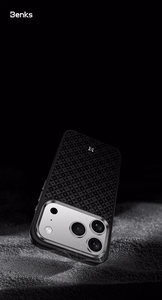 Benks Magnetic Armor Pro Armor Grid Kevlar Ümbris Metal Frame 600D (Y070) jaoks Iphone 17 Pro Max must