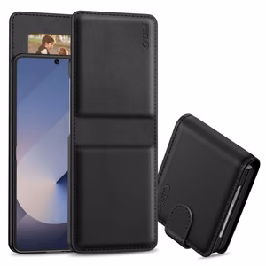 Tech-Protect Wallet Ümbris jaoks Samsung Galaxy Z Flip 7 - Must