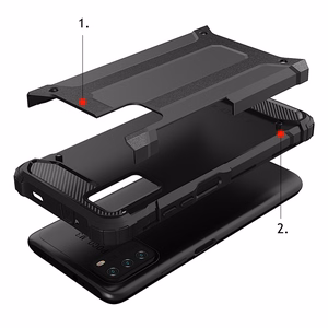 Hübriidarmor ümbris Karm vastupidavad katted Xiaomi Redmi Note 10 5G / Poco M3 Pro kuldne