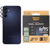 PanzerGlass Hoops Karastatud klaas Lens Cover jaoks Samsung Galaxy A16 / A16 5G - Must
