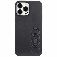 Audi Synthetic Leather iPhone 13 Pro Max 6.7" must/must hardcase AU-TPUPPCIP13PM-TT/D1-BK