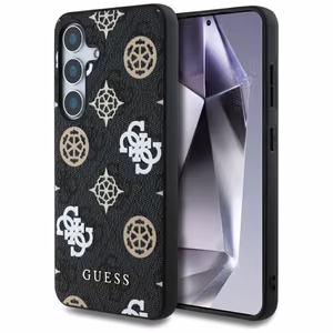 Guess 4G Printed Colored Peony Pattern MagSafe ümbris jaoks Samsung Galaxy S25 must