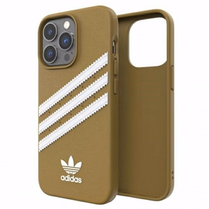 Adidas OR Molded Case PU iPhone 13 Pro / iPhone 13 jaoks - beež ja kuldne