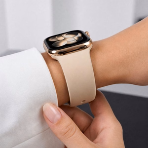 Tech-Protect silikoonrihm Apple Watch 44 / 45 / 46 / 49 mm jaoks, beež