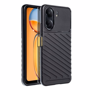 THUNDER ümbris jaoks XIAOMI Redmi 13C / POCO C65 must